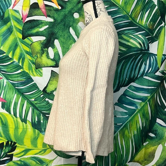 $129 Athleta Women’s XS Sierra Crew Chunky Knit Swing Coconut Winter Sweater - Picture 4 of 9